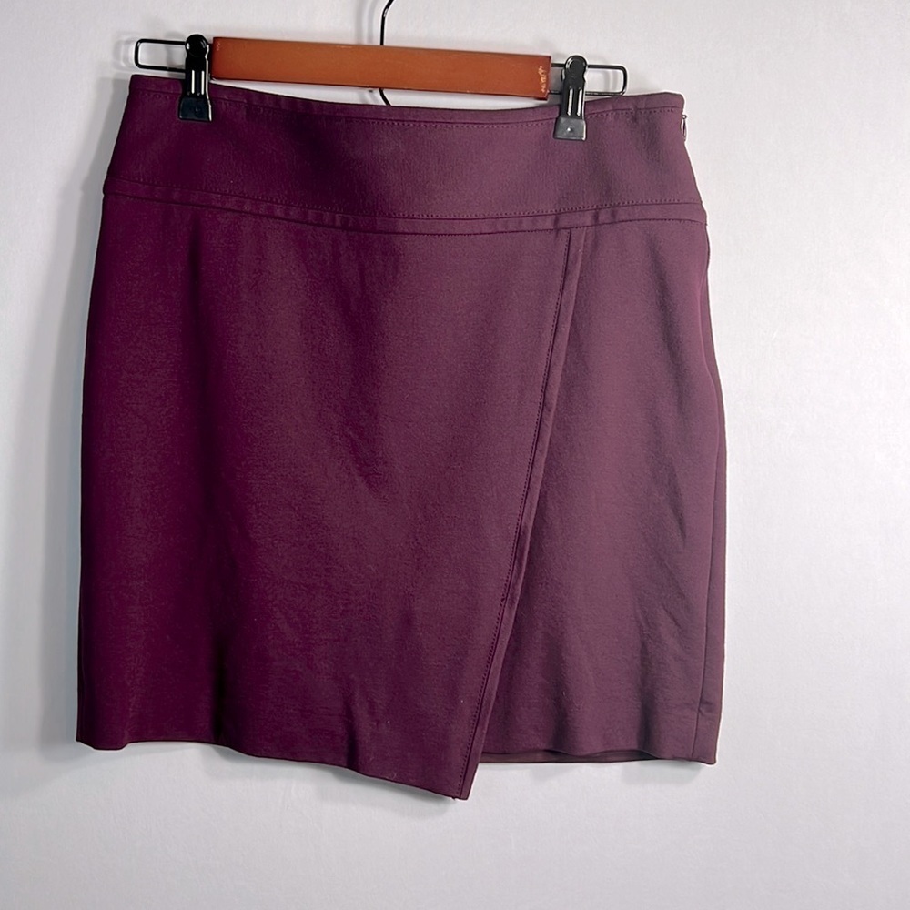 White House Black Market Faux Wrap Skirt size 4